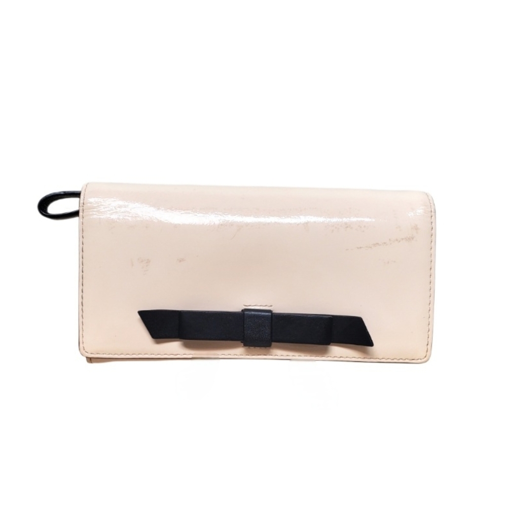 Kate Spade Pale Pink wBlack Bow Detail Wallet/Wrislet